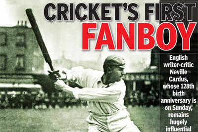 Cricket's first fan boy - Neville Cardus
