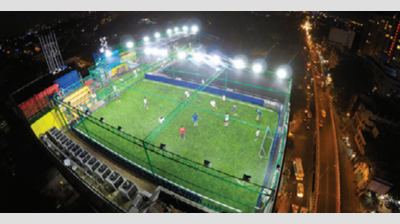 In space-starved Chennai, football gets a place on the roof