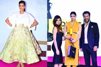 Sonam Kapoor, Athiya Shetty grace the launch of Kaamaa Fashion Lounge in Mumbai