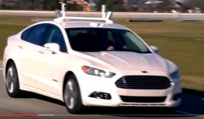 Ford Fusion Hybrid autonomous car tested in pitch darkness