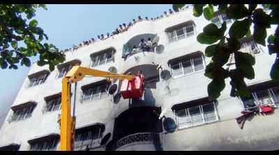 Miraculous escape for 250 people in Bhiwandi building blaze