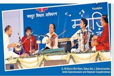 Jaipur's audience is inspiring, says L Subramaniam