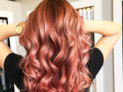 Try the rose gold hair - Times of India