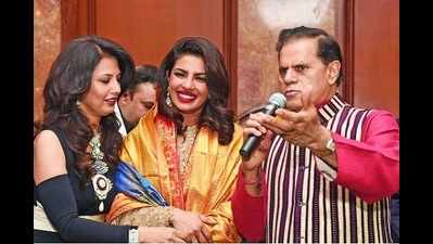 Priyanka Chopra meets friends at Padma party in Delhi