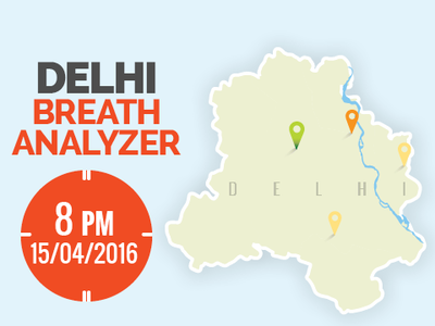 Delhi Breath Analyzer: RK Puram, Anand Vihar less polluted than yesterday
