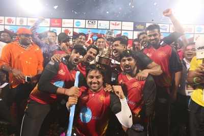 Suriya's Chennai Singams bag Natchathira Cricket cup