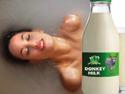 Is the donkey milk bath the next big thing?