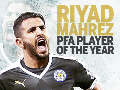Infographic: PFA Player of the Year Riyad Mahrez