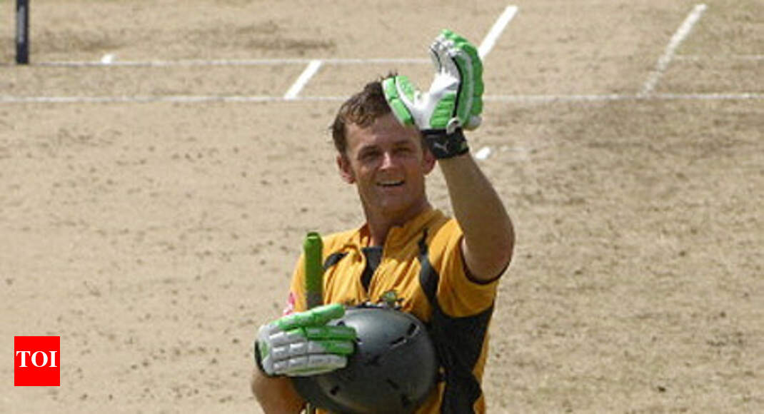 Rewind Adam Gilchrist and his squash ball seal World Cup hattrick