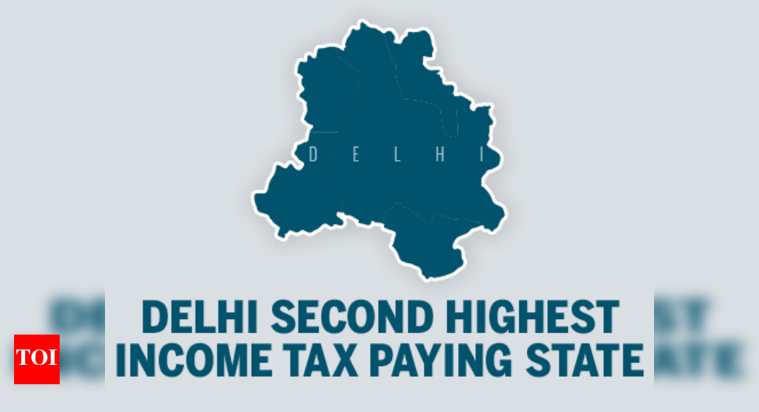 Delhi second highest tax paying state Times of India