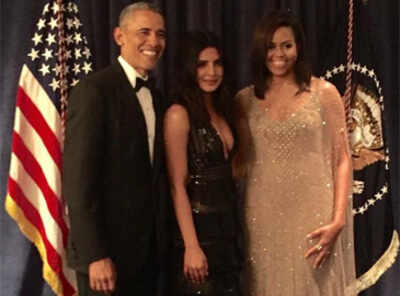 Priyanka Chopra attends dinner hosted by Barack and Michelle Obama