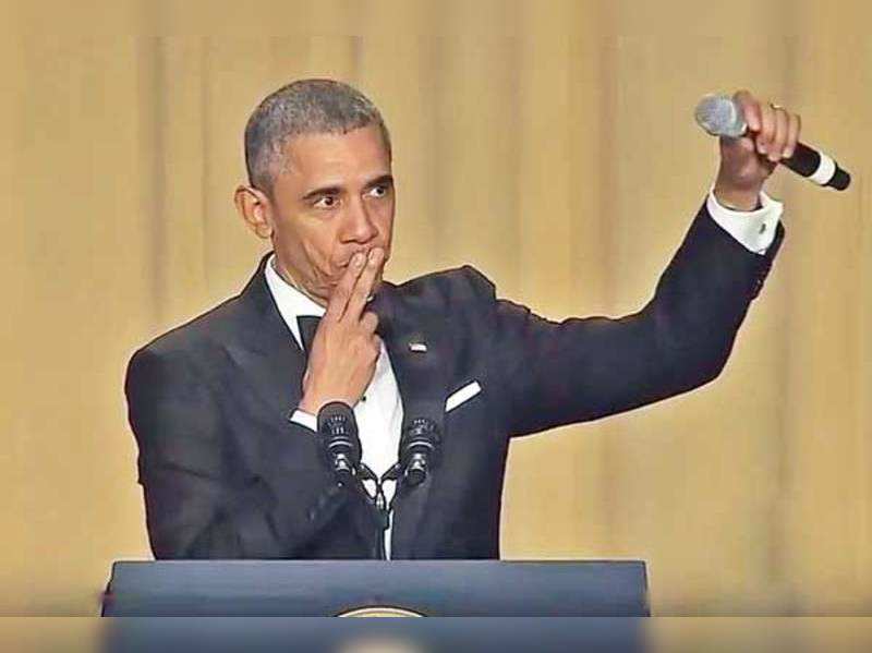 Obama roasts celebs, Trump, & drops the mic at his last White House ...
