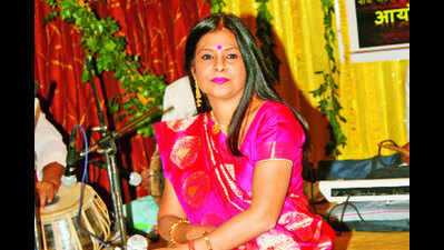 Malini Awasthi attends the installation ceremony of Ananya Club in Varanasi