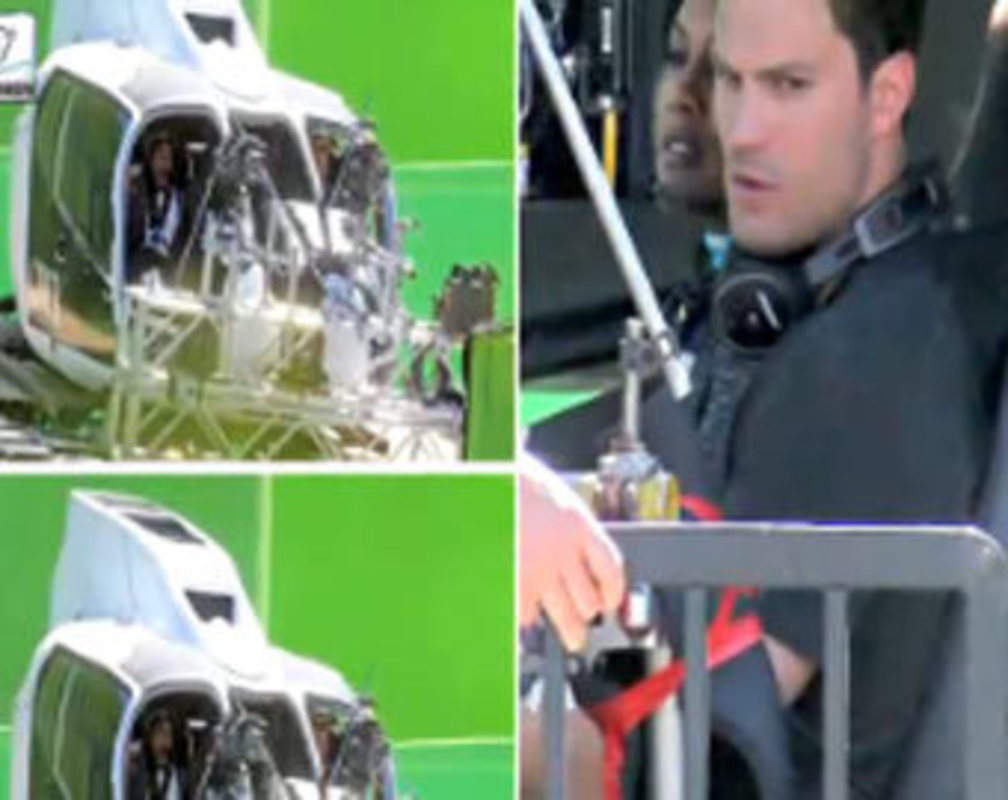 
Fifty Shades Darker: Jamie Dornan in helicopter crash sequence
