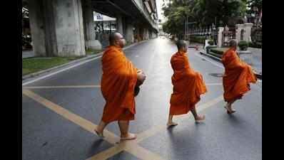 Two slain Tawang protestors cremated in presence of Buddhist monks