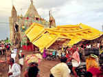 Ujjain: Thunderstorm hits Kumbh Mela site