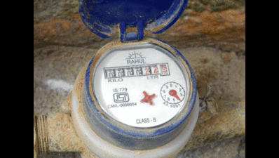 Only 15% consumers have water meters!