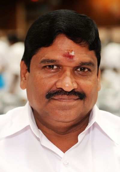 Footwear hurled at Tamil Nadu minister M C Sampath