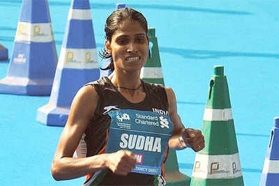 Sudha smashes 3000m steeplechase national record
