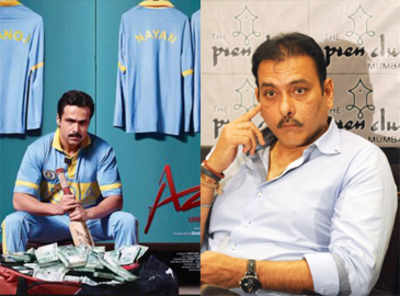 Ravi Shastri upset with portrayal of his character in ‘Azhar’