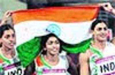India win three medals on last day, finish 3rd at Asian Athletics