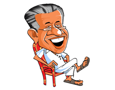 CPI (M) Establishment candidate Pinarayi Vijayan readies for battle within - Times of India CPI (M) Establishment candidate Pinarayi Vijayan readies for battle within - Times of India