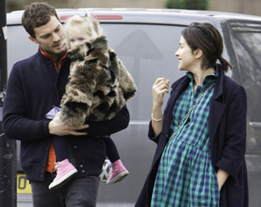 
Jamie Dornan adorable outing with family
