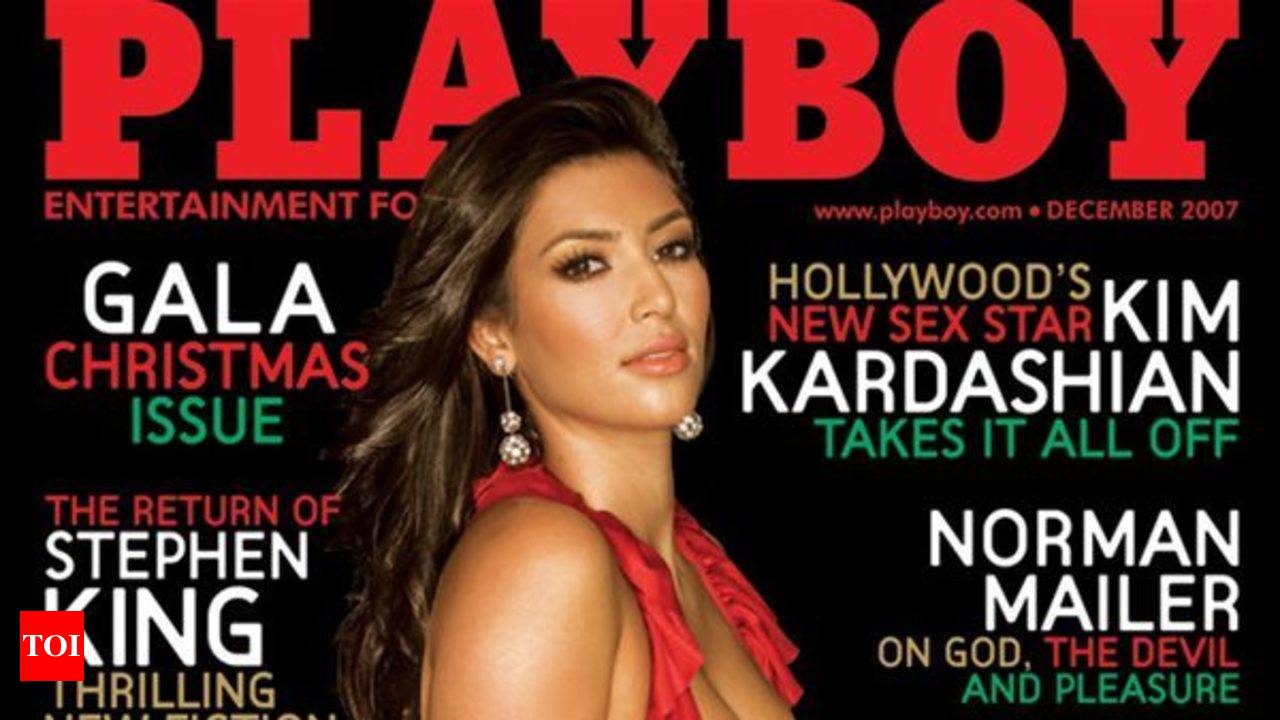 Kim Kardashian: Mom talked me into Playboy shoot - Times of India