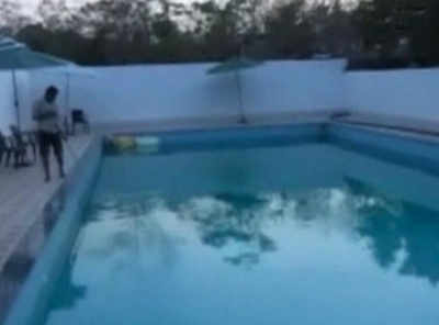 Drought-hit Sukma's DFO builds a swimming pool for his pleasure