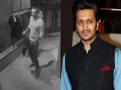 Riteish Deshmukh caught shoplifting on CCTV Camera?