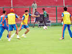 Gujarat Lions practice session