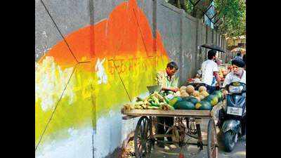 French artists and Jamia arts grad forced to deface own wall painting of Urdu couplet in Delhi