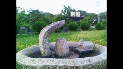 Uproar over mystery Shiva lingam at University of Hyderabad