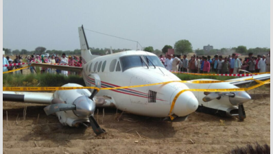 Air ambulance crash lands in Delhi: Wind direction helped plane avoid busy area