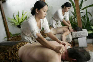 Relax with a Balinese massage