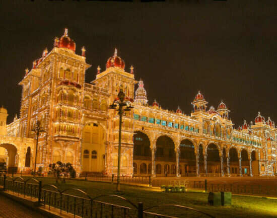 Mysore by night