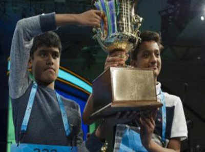 2 young Indian-Americans win US Spelling Bee in historic tie