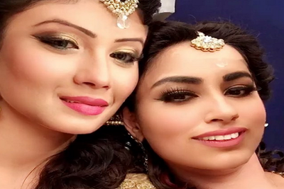 Naagin actors Mouni Roy and Adaa Khan swap faces - Times of India