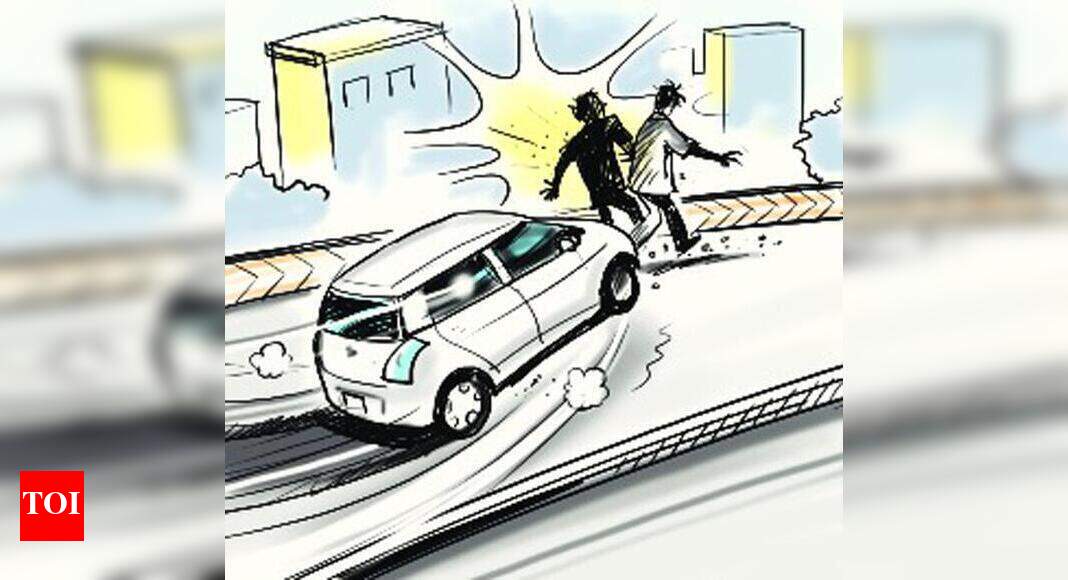 Drunk driver runs over man sleeping on footpath | Delhi News - Times of ...