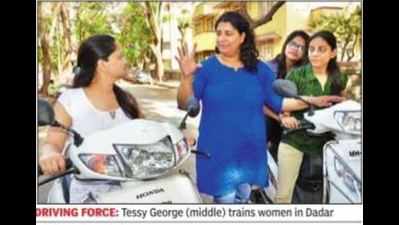 Mumbai's women scooter trainers in high gear