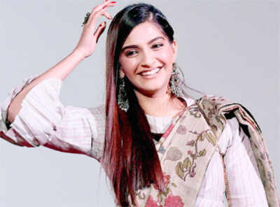 Who does Sonam Kapoor dress up for?