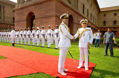 Admiral Lanba takes over as Chief of Naval Staff