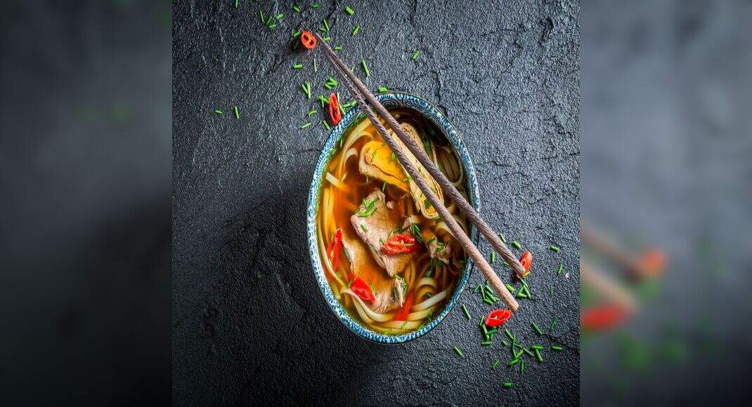 Thai Chicken Noodle Soup Recipe: How to Make Thai Chicken Noodle Soup Recipe | Homemade Thai Chicken