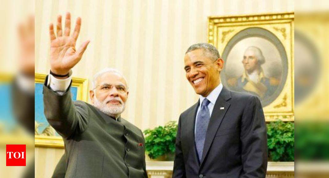 Obama to discuss defence ties, climate change with Modi - Times of India