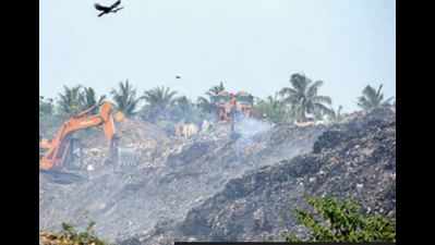 Garbage mountain on fire, thousands despondent