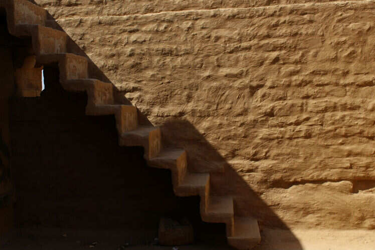 Staircase inside the house