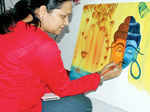 Art workshop in Banaras