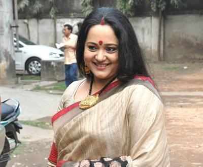 Aparajita Adhya shooting for Meri Pyaari Bindu in Mumbai