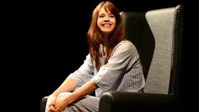 Kalki Koechlin performed at the FICCI FLO Chennai Chapter at Music Academy in Chennai