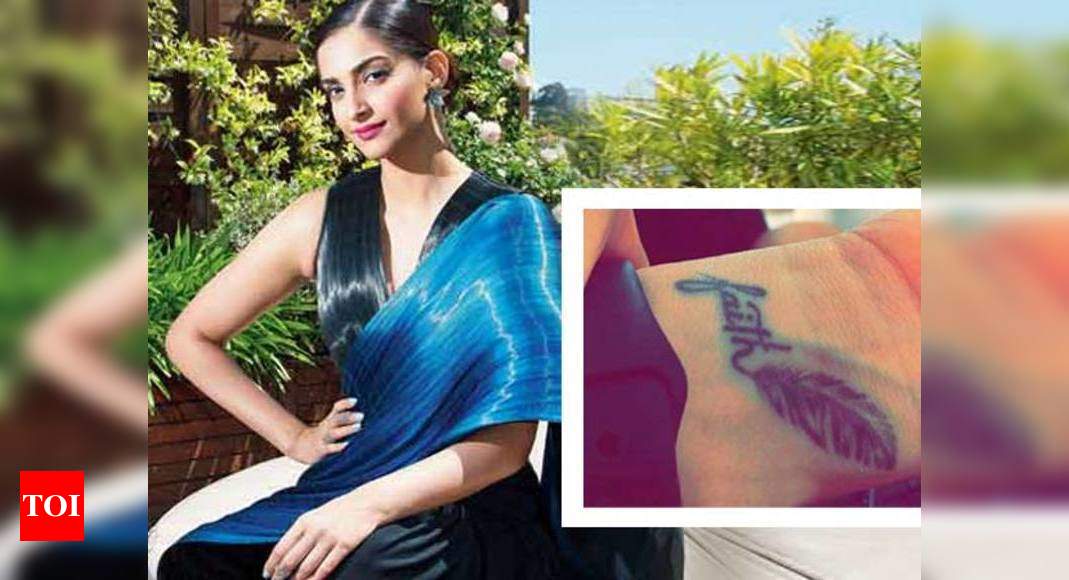 Sonam Kapoor gets new tattoo | Hindi Movie News - Times of India